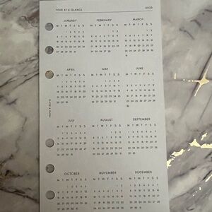 Massive personal size planner clean out.